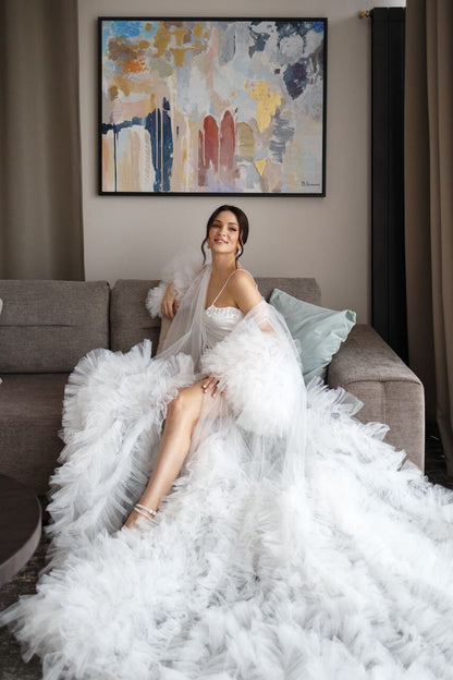 Luxury Tulle Bridal Gown – Shine on Your Big Day